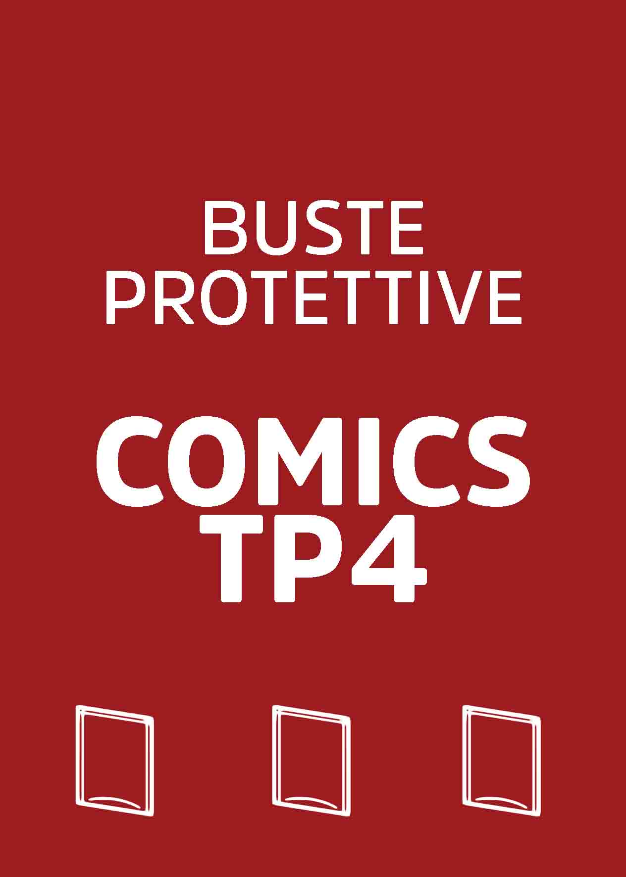 BUSTE PROTETTIVE PER FUMETTI COMICS TP4 - Kissashop